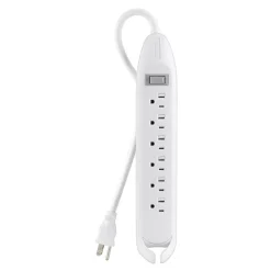 Belkin Surge Protectors & Power Strips>6-Outlet Power Strip with 4ft Cord