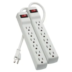 Belkin Surge Protectors & Power Strips>6-Outlet Surge Protector with 2 ft. Cord (2-Pack)