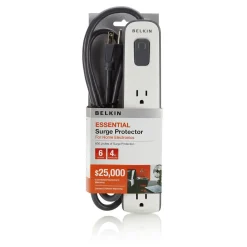 Belkin Surge Protectors & Power Strips>6-outlet Surge Protector with 4ft Power Cord