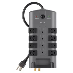 Belkin Surge Protectors & Power Strips>PivotPlug 12-Outlet Surge Protector, 8 ft. Cord
