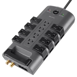 Belkin Surge Protectors & Power Strips>PivotPlug 12-Outlet Surge Protector, 8 ft. Cord
