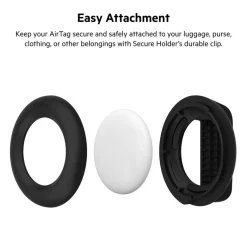 Belkin Airtag Accessories>Secure Holder with Clip for AirTag