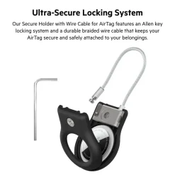 Belkin Airtag Accessories>Secure Holder with Wire Cable for AirTag
