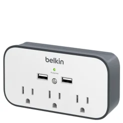 Belkin Surge Protectors & Power Strips>USB Wall Mount Surge Protector with Cradle